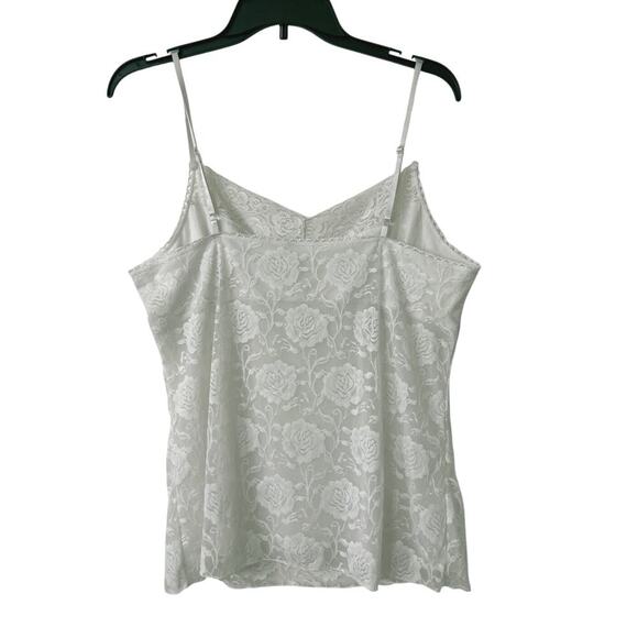 Breezies Angel Love White Lace Y2K Fairycore Cami Top 1X - Picture 2 of 9